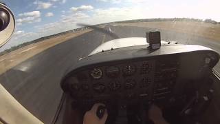 Brenham Municipal Airport Departing Runway 16 Michael Castellon [upl. by Ivad]