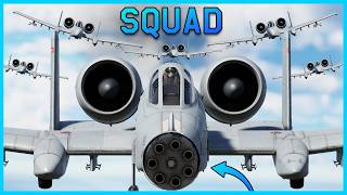 Bringing 8 A10 Warthogs into ONE Ground Battle  A10 in War Thunder [upl. by Vallonia]