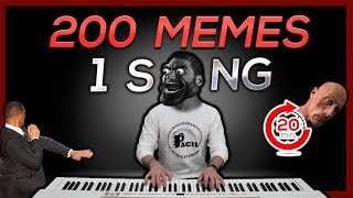 200 MEMES in 1 SONG in 20 minutes [upl. by Scrivings]