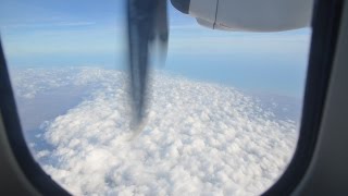 Insel Air Fokker 50  Curacao  Barranquilla [upl. by Annahsad363]