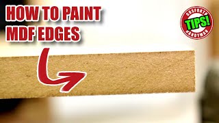 How to Paint MDF Edges  Explained in 2 minutes [upl. by Margo]