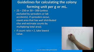 Standard Microbiological Guidelines to calculate cfuml in spread plating and pour plating [upl. by Ahsenor]