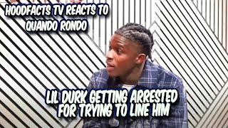 HoodFacts TV Reacts to Quando Rondo Getting Frustrated with DJ Akademiks [upl. by Feodore849]