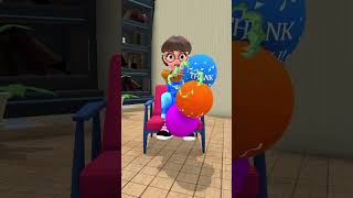 BALLOON POP CHALLENGE How many did they pop in Scary Teacher 3D [upl. by Mosa]