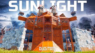 SUNLIGHT  BEST DUOTRIO OFFLINE base with PERFECT ONLINE DEFENCE in RUST [upl. by Friedland]