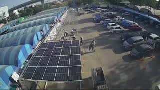 Flexible solar panel installation [upl. by Yral414]