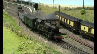 Uplyme a 3mm model railway layout featuring Ivatt tanks [upl. by Sivle838]