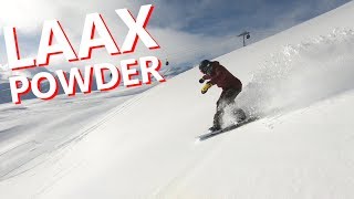 LAAX POWDER FIELDS SNOWBOARDING [upl. by Goat]