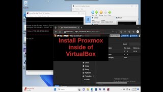 Install Proxmox in VirtualBox [upl. by Ahsikad]