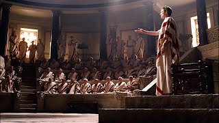 Rome HBO  Octavians Speech to the Senate [upl. by Jordans]