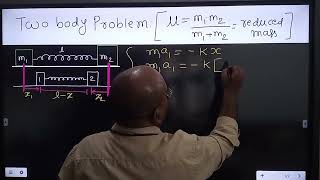 Shm 16 reduced mass 2 body oscillation [upl. by Ahsiemaj]