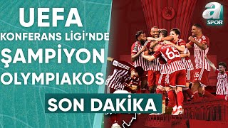 UEFA Konferans Liginde Şampiyon Olympiakos  A Spor  Son Sayfa  29052024 [upl. by Ynej791]