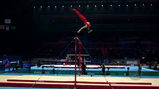 ZHANG Boheng CHN  2022 Artistic Worlds Liverpool GBR  Qualifications Horizontal Bar [upl. by Shandy]