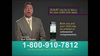 Goldwater Law Firm  Zoloft 2013 [upl. by Barnabas]