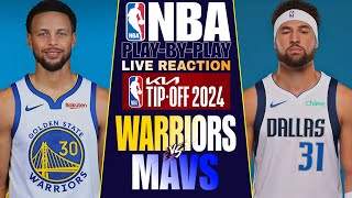 🔴WARRIORS vs MAVS │ LIVE NBA Basketball Game PlayByPlay Reaction amp Scoreboard [upl. by Sykleb]