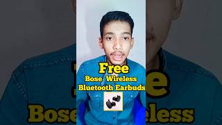 🤔paytm free Bose Wireless Bluetooth Earbudsfree earphones for students 🔥New Bose Bluetooth Earbuds🔥 [upl. by Dobbins]