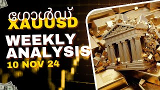 XAUUSD GOLD WEEKLY ANALYSIS  10 NOV 2024  FOREX KERALA [upl. by Anitsirk379]