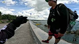 Nag Fishing Kami Sa Isang Magandang Seawall Ng Guimbal Iloilo  fyp [upl. by Bernj]