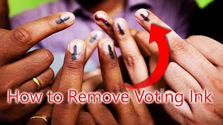 How to Remove Voting Ink Mark [upl. by Vaientina]