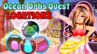 EASY Ocean Orbs INGREDIENTS Quest LOCATIONS Tips amp Tricks Royale High 2021 Summer Update [upl. by Shulamith996]