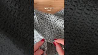 Mattress stitch crochet  seamless joining method [upl. by Giralda]