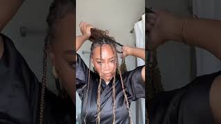 How to style Knotless braids [upl. by Cherida]