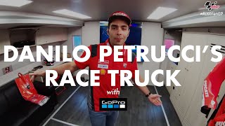 Danilo Petrucci shows you around his race truck with GoPro™ [upl. by Eriuqs]