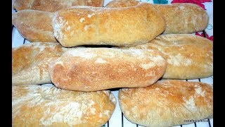 Pane tipo Ciabatta con lievito madre [upl. by Ecyla197]