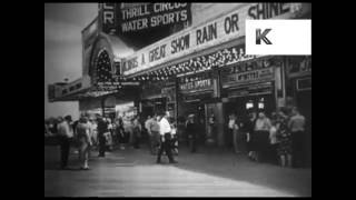 1940s 1950s Atlantic City Fairground [upl. by Nosiram]