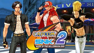 Capcom vs SNK 2 Mark of the Millennium 2001  BenimaruKyoTerry  Arcade Mode Playthrough [upl. by Anitselec]