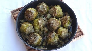 CARCIOFI ALLA ROMANA AL FORNO Buonissimi  RICETTE DI GABRI [upl. by Manson]