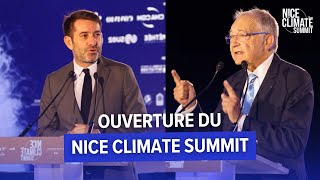 Ouverture du Nice Climate Summit avec JeanChristophe TORTORA et Richard CHEMLA [upl. by Seto]