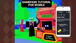 HOW TO CREATE PLS DONATE GAMEPASS ON MOBILE USER2024 EASY AND FAST [upl. by Anaira]