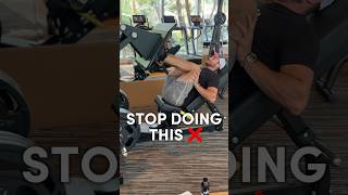 STOP MAKING THIS LEG PRESS MISTAKE ❌ [upl. by Nerehs]