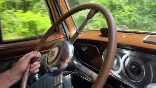 1937 Packard V12 Passenger Limo Driving [upl. by Adina]