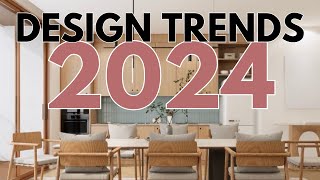 Top Interior Design Trends for 2024  Curved Furniture and Colorful Rooms [upl. by Cato]