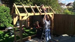 Big Green Egg New Home  Part 1  Pergola [upl. by Minnie660]