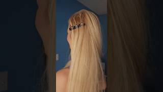 Easy and cute hairstyle hairtutorial hairtok hair hairclip hairaccessories hairidea [upl. by Salchunas]