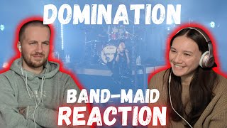 BANDMAID  DOMINATION Official Live Video REACTION [upl. by Brynna]