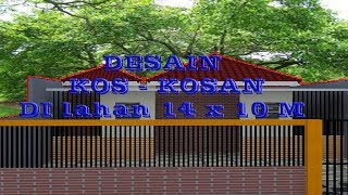 DESAIN KOS KOSAN DI LAHAN 14 X 10 M [upl. by Euqinahs]