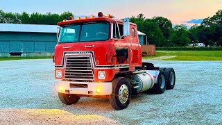 DRIVING THE 1978 INTERNATIONAL 4070B CABOVER FOR THE FIRST TIME [upl. by Clemen]