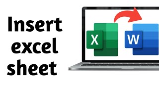 How to Insert Excel Sheet in Word  Embed an Excel File into Word [upl. by Etennaej]