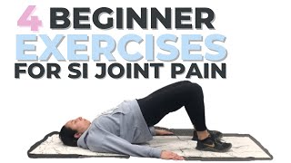 HOW TO RELIEVE SACROILIAC JOINT PAIN  SI JOINT EXERCISES [upl. by Howlend]