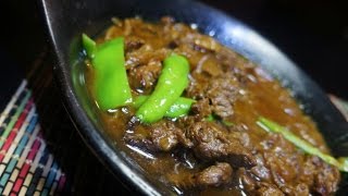 Zilzil Alicha Wot Recipe  Ethiopian Beef Amharic Alecha wet wat zil [upl. by Hairakcaz]