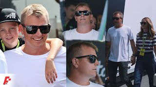 Kimi Raikkonen Arrives in Monza for Qualifying Day  Behind the Scenes [upl. by Aurore586]