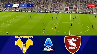 HELLAS VERONA VS SALERNITANA  SERIE A 20232024  FOOTBALL LIFE 2023 [upl. by Henryk]