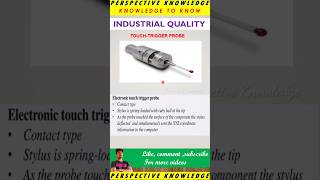 what is contact type probe  touch trigger probe in tamil  types of probes tamil  CMM explanation [upl. by Nebur429]