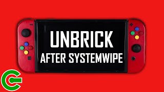 HOW TO UNBRICK THE NX AFTER DOING THE SYSTEMWIPE [upl. by Norel]