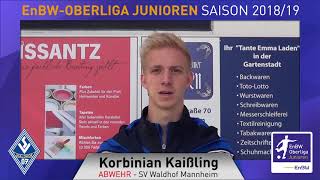 EnBWOberliga  SV Waldhof Mannheim  Korbinian Kaißling [upl. by Luthanen]