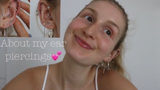 My 23 Ear Piercings  Piercing Tour [upl. by Kcired]